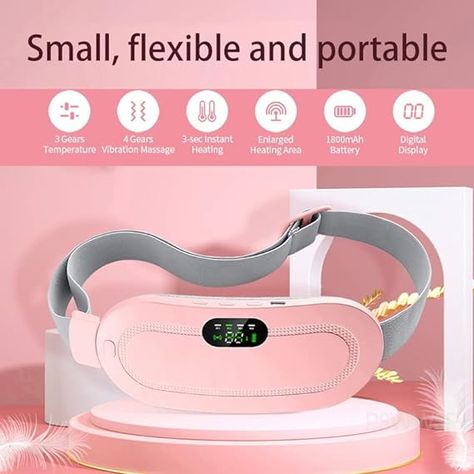 Portable Cramp Relief Heating Belt