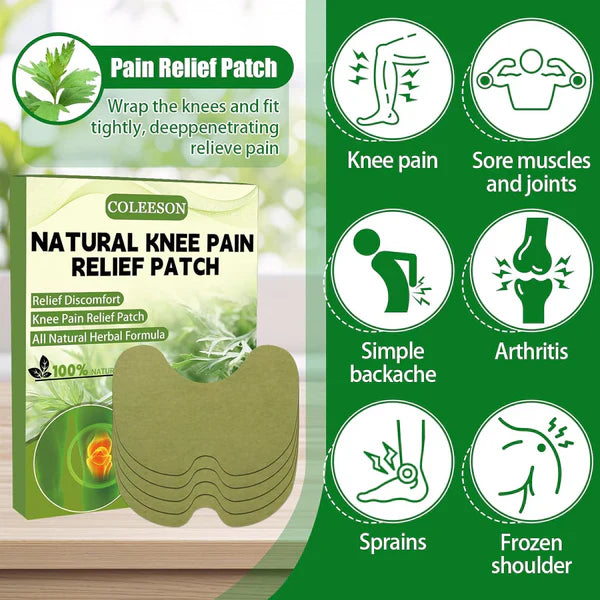 Natural Knee Pain Relief Patches (Pack Of 10)